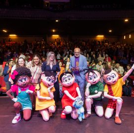 Turma da Mônica no palco do Despertando