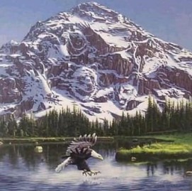 Ilusao de otica aguia