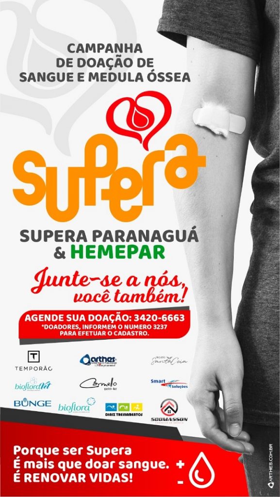 SUPERA Paranaguá realiza ação de doação de sangue e medula - SUPERA - Ginástica para o Cérebro