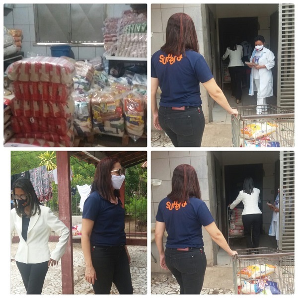 Franqueada SUPERA Emília entrega doação de alimentos para instituições de Teresina 