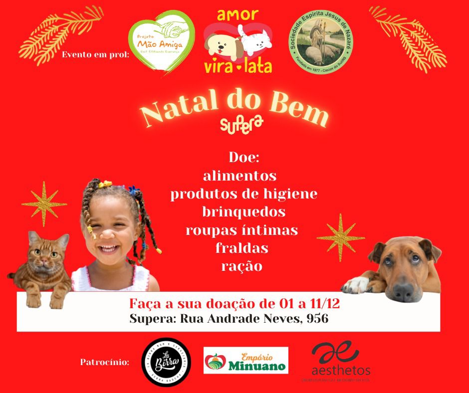 Natal do Bem: SUPERA Caxias realiza campanha beneficente - SUPERA - Ginástica para o Cérebro