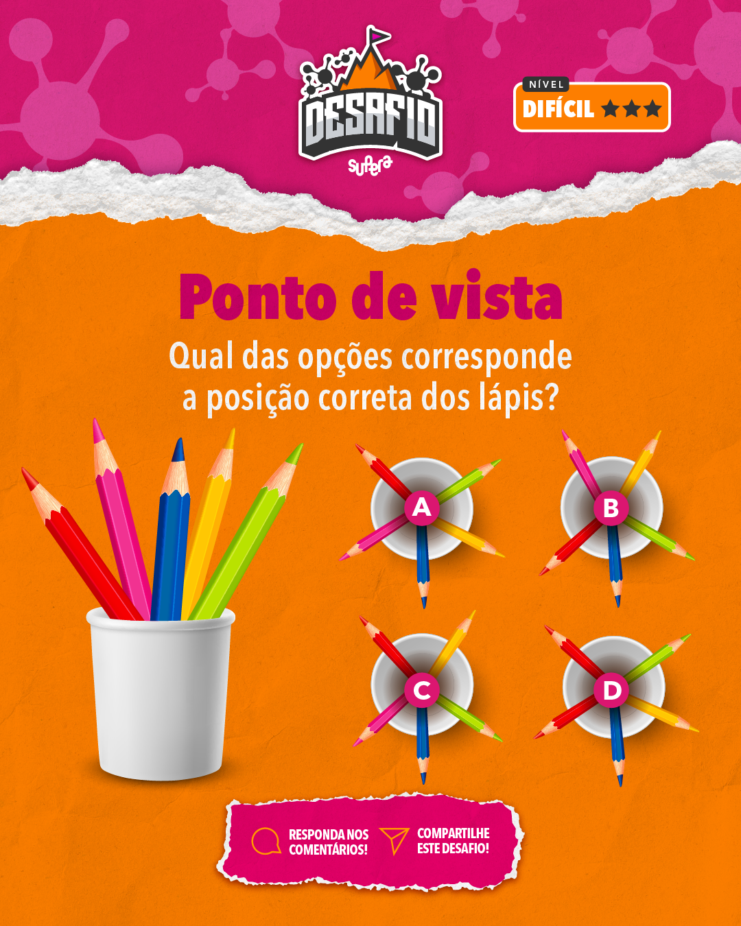 Desafio dos Palitos #2 - SUPERA - Ginástica para o Cérebro