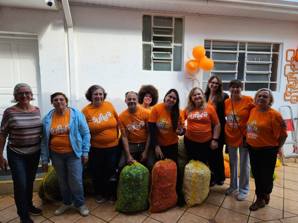 Supera São Caetano do Sul se une à ONG Tampinhas que curam em ação voluntária de combate ao câncer infantil