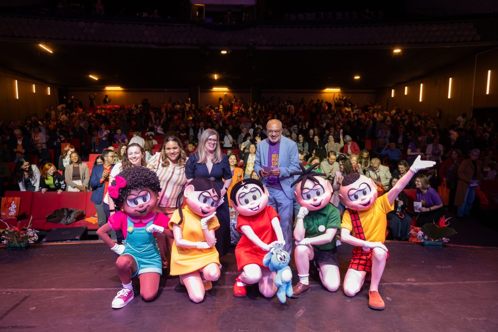 Turma da Mônica marca presença em evento do Supera. 