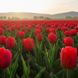 tulipas vermelhas doença de parkinson